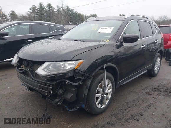 2017 Nissan Rogue SV with VIN KNMAT2MV9HP504336, listed as a IAAI auction lot 41922668 with 122,410 mi miles and . Bid and sale history available at carsss.com. Image 18.
