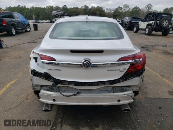 2017 Buick Regal with VIN 2G4GM5EX3H9132088, listed as a Copart auction lot 47396965 with 34,174 mi miles and Non Repairable. Bid and sale history available at carsss.com. Image 6.