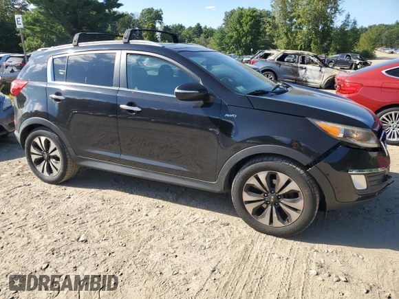 2013 Kia Sportage SX with VIN KNDPCCA6XD7388555, listed as a Copart auction lot 69690804 with 123,061 mi miles and Clean Title. Bid and sale history available at carsss.com. Image 4.