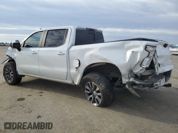 2021 Chevrolet Silverado 1500 RST with VIN 3GCUYEET4MG159681, listed as a Copart auction lot 47451705 with 107,966 mi miles and Salvage Title. Bid and sale history available at carsss.com. Image 2.