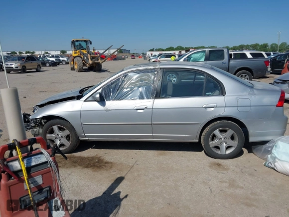 2004 Honda Civic EX with VIN JHMES26784S001762, listed as a IAAI auction lot 42030046 with 195,530 mi miles and . Bid and sale history available at DreamBid. Image 14.