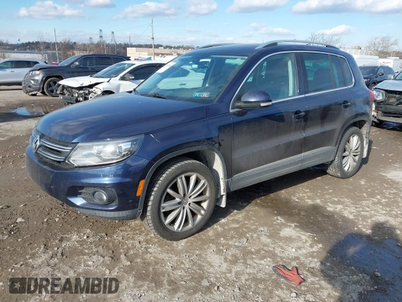 2016 Volkswagen Tiguan S with VIN WVGBV7AX5GW526285, listed as a IAAI auction lot 41445284 with 130,954 mi miles and . Bid and sale history available at DreamBid. Image 16.