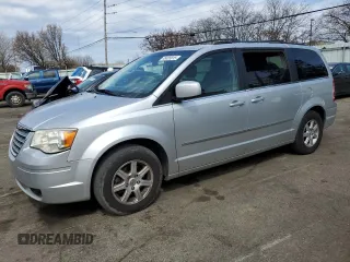 2010 Chrysler Town & Country Touring with VIN 2A4RR5D1XAR300594, listed as a Copart auction lot 45025815 with 141,498 mi miles and Salvage Title. Bid and sale history available at carsss.com. Image 1.