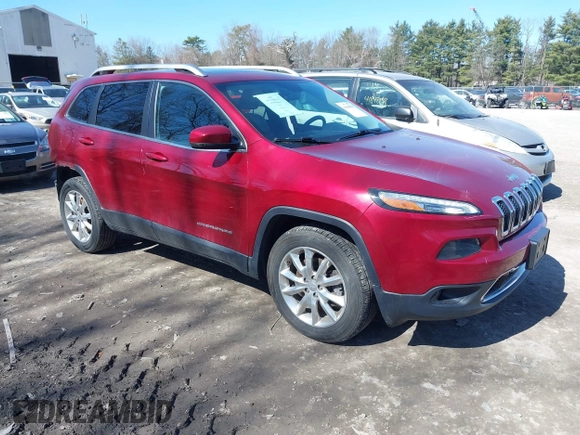 2015 Jeep Cherokee Limited with VIN 1C4PJMDS5FW588241, listed as a IAAI auction lot 42093045 with 54,927 mi miles and . Bid and sale history available at DreamBid. Image 1.