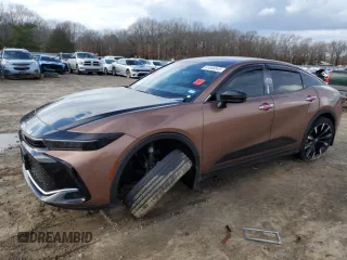 2024 Toyota Crown Platinum with VIN JTDAFAAF1R3009605, listed as a Copart auction lot 43580845 with 25,126 mi miles and Salvage Title. Bid and sale history available at DreamBid. Image 1.