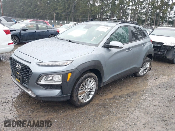 2020 Hyundai Kona SEL Plus with VIN KM8K6CAA5LU512622, listed as a IAAI auction lot 41655818 with 77,814 mi miles and . Bid and sale history available at DreamBid. Image 2.