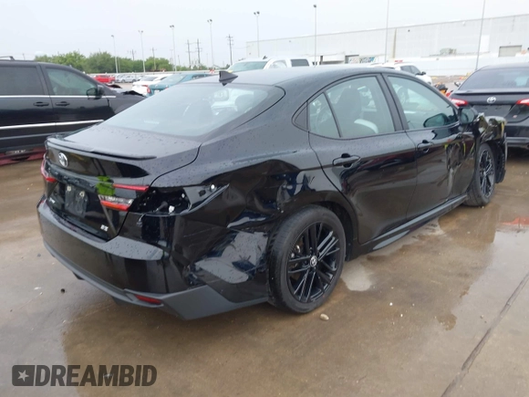 2025 Toyota Camry LE with VIN 4T1DAACKXSU526497, listed as a IAAI auction lot 42211721 with 22,312 mi miles and . Bid and sale history available at DreamBid. Image 4.
