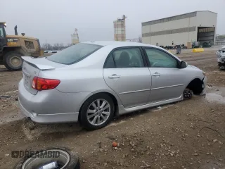 2009 Toyota Corolla with VIN 1NXBU40E89Z124891, listed as a Copart auction lot 86002554 with 114,095 mi miles and Salvage Title. Bid and sale history available at carsss.com. Image 3.