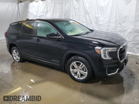 2022 GMC Terrain SLE with VIN 3GKALTEV4NL177781, listed as a Copart auction lot 50382735 with Not provided miles and Salvage title. Bid and sale history available at DreamBid. Image 4.