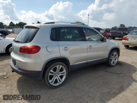 2013 Volkswagen Tiguan S with VIN WVGAV3AX5DW559383, listed as a Copart auction lot 66356005 with 117,271 mi miles and Clean title. Bid and sale history available at DreamBid. Image 3.
