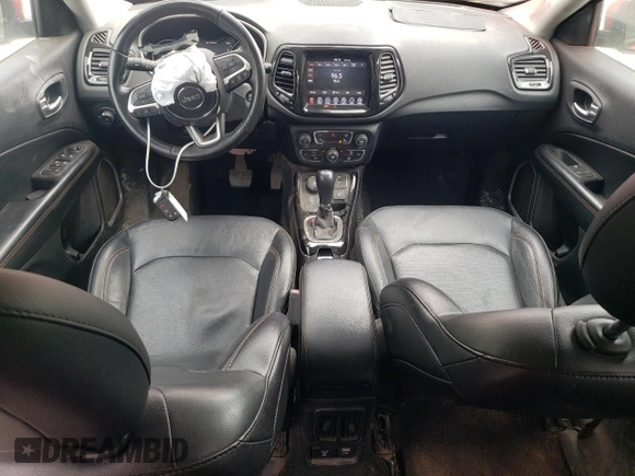 2021 Jeep Compass Limited with VIN 3C4NJDCB0MT572749, listed as a Copart auction lot 59844945 with 105,049 mi miles and Salvage title. Bid and sale history available at DreamBid. Image 8.