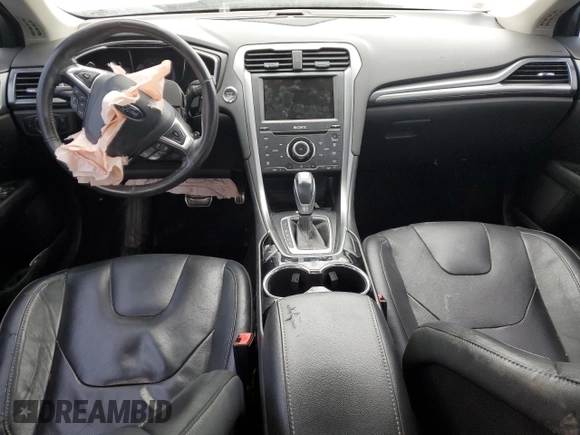 2014 Ford Fusion Titanium with VIN 3FA6P0K95ER227814, listed as a Copart auction lot 44222535 with Not Provided miles and Salvage Title. Bid and sale history available at DreamBid. Image 8.