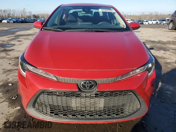 2021 Toyota Corolla LE with VIN JTDEPMAEXMJ173222, listed as a Copart auction lot 44304305 with 74,331 mi miles and Salvage Title. Bid and sale history available at DreamBid. Image 5.