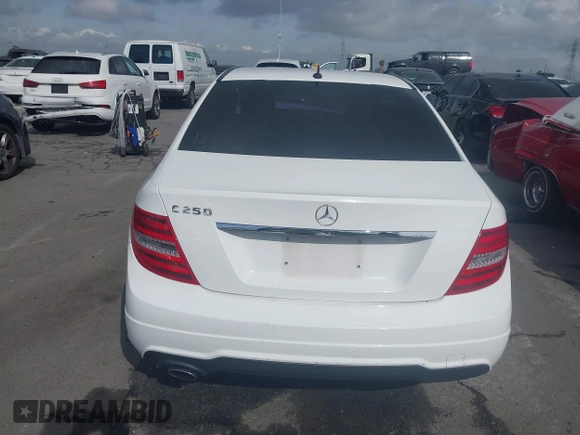 2014 Mercedes-Benz C-Class C 250 Sport with VIN WDDGF4HB4EA954395, listed as a IAAI auction lot 41929039 with 1 mi miles. Bid and sale history available at carsss.com. Image 17.