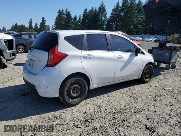 2017 Nissan Note S Plus with VIN 3N1CE2CPXHL377343, listed as a Copart auction lot 64043525 with 131,660 mi miles and Salvage title. Bid and sale history available at DreamBid. Image 3.