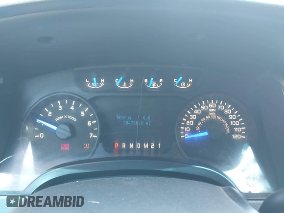 2013 Ford F-150 XL with VIN 1FTEX1CM8DFB15826, listed as a IAAI auction lot 42471324 with 354,738 mi miles and . Bid and sale history available at DreamBid. Image 7.