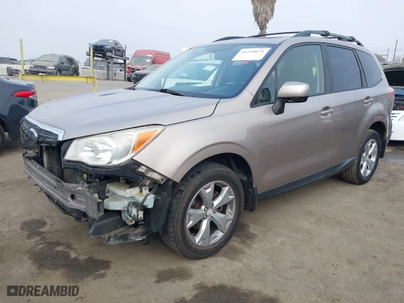 2014 Subaru Forester 2.5i Premium with VIN JF2SJAEC8EH491880, listed as a IAAI auction lot 41210071 with 145,693 mi miles. Bid and sale history available at carsss.com. Image 18.