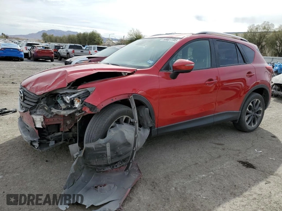 2016 Mazda CX-5 Grand Touring with VIN JM3KE4DY0G0820954, listed as a Copart auction lot 48027785 with 152,448 mi miles and Salvage Title. Bid and sale history available at carsss.com. Image 1.