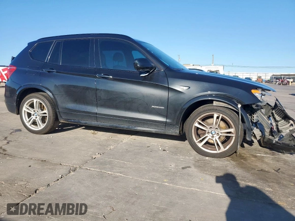 2014 BMW X3 xDrive35i z VIN 5UXWX7C5XE0E76111, wystawiony jako Copart lot #53834855 z przebiegiem 117 218 mil mil oraz Szkoda całkowita • Salvage title. Historia ofert i sprzedaży dostępna na DreamBid. Obrazek 4.