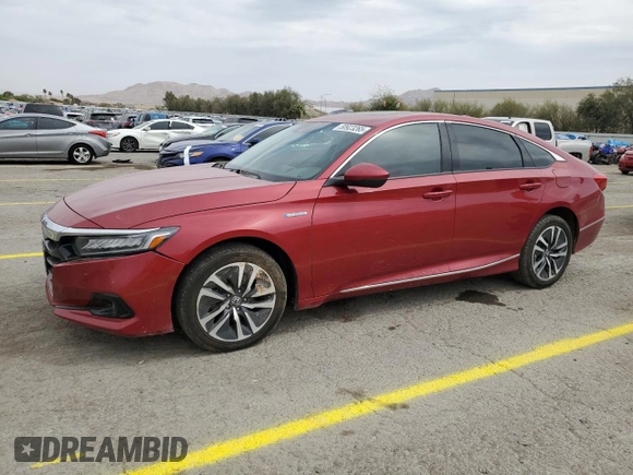 2022 Honda Accord EX-L with VIN 1HGCV3F50NA007181, listed as a Copart auction lot 50923265 with 79,522 mi miles and Salvage title. Bid and sale history available at DreamBid. Image 1.