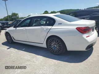 2017 BMW 7 Series 740e xDrive iPerformance with VIN WBA7J2C34HG497678, listed as a Copart auction lot 55715124 with 40,852 mi miles. Bid and sale history available at carsss.com. Image 2.