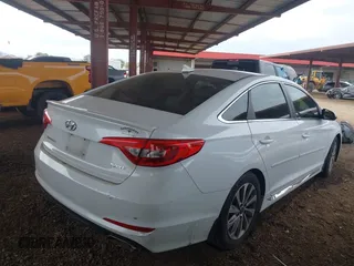 2016 Hyundai Sonata Sport with VIN 5NPE34AF1GH410486, listed as a IAAI auction lot 41808094 with 71,538 mi miles and . Bid and sale history available at DreamBid. Image 4.