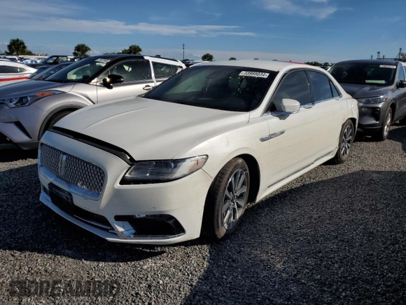 2020 Lincoln Continental Standard with VIN 1LN6L9PK1L5602700, listed as a Copart auction lot 73995034 with 0 mi miles and Non Repairable. Bid and sale history available at carsss.com. Image 1.