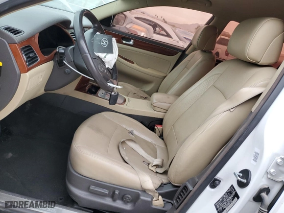 2013 Hyundai Genesis 3.8L with VIN KMHGC4DD8DU243494, listed as a Copart auction lot 42259105 with 132,883 mi miles and Salvage Title. Bid and sale history available at carsss.com. Image 7.