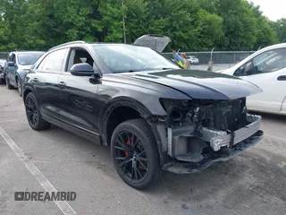 2020 Audi Q8 Prestige with VIN WA1FVAF12LD003152, listed as a IAAI auction lot 42451903 with 42,913 mi miles and . Bid and sale history available at DreamBid. Image 1.