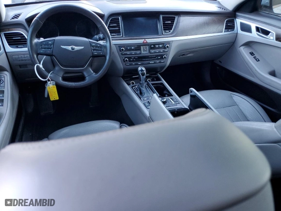 2017 Genesis G80 3.8L with VIN KMHGN4JE5HU199418, listed as a Copart auction lot 88864925 with 126,904 mi miles and Salvage Title. Bid and sale history available at carsss.com. Image 8.