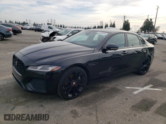 2021 Jaguar XF SE with VIN SAJBG4FX7MCY89112, listed as a Copart auction lot 43485554 with 31,769 mi miles. Bid and sale history available at carsss.com. Image 1.