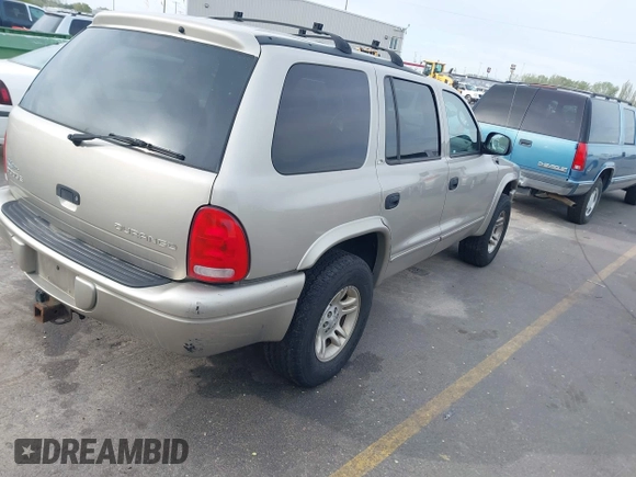 2002 Dodge Durango SLT z VIN 1B4HS48N72F138622, wystawiony jako IAAI lot #42111252 z przebiegiem 150 653 mil mil oraz . Historia ofert i sprzedaży dostępna na DreamBid. Obrazek 4.