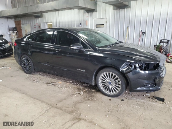 2014 Ford Fusion Titanium Hybrid with VIN 3FA6P0RU9ER156384, listed as a Copart auction lot 53856705 with 159,075 mi miles and Clean Title. Bid and sale history available at carsss.com. Image 4.
