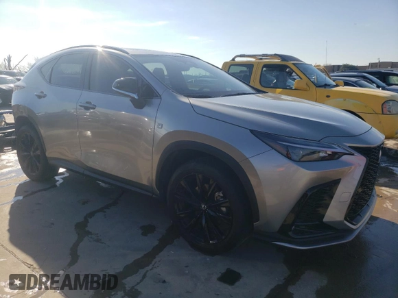 2022 Lexus NX 350 F Sport with VIN JTJKGCEZ9N2000844, listed as a Copart auction lot 82835613 with 18,817 mi miles and . Bid and sale history available at DreamBid. Image 4.