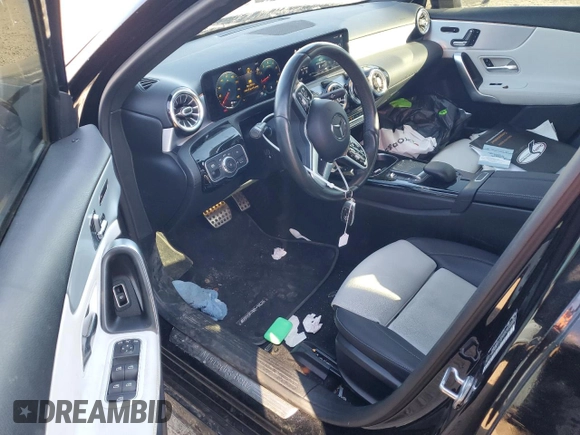 2021 Mercedes-Benz A 220 with VIN W1K3G4FB5MJ293313, listed as a Copart auction lot 46262365 with 34,971 mi miles and Salvage title. Bid and sale history available at DreamBid. Image 8.
