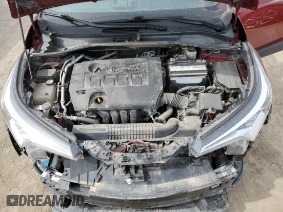2019 Toyota C-HR XLE with VIN JTNKHMBX5K1061534, listed as a Copart auction lot 48061665 with 71,264 mi miles and Salvage Title. Bid and sale history available at DreamBid. Image 12.