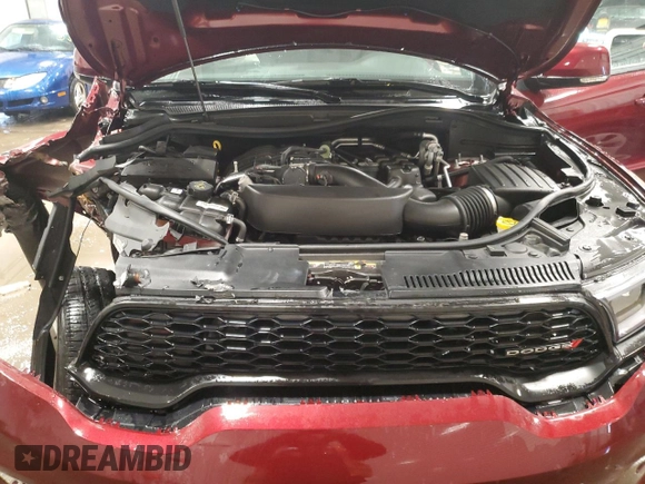 2022 Dodge Durango GT Plus with VIN 1C4RDJDG0NC218390, listed as a Copart auction lot 45214605 with 18,097 mi miles and Non Repairable. Bid and sale history available at DreamBid. Image 12.