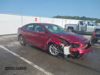 2017 Ford Fusion SE with VIN 3FA6P0HD7HR273404, listed as a IAAI auction lot 40993032 with 102,509 mi miles. Bid and sale history available at carsss.com. Image 1.