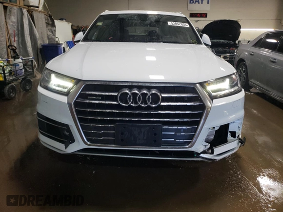 2017 Audi Q7 Premium with VIN WA1AHAF73HD042989, listed as a Copart auction lot 52042605 with 49,968 mi miles and Salvage title. Bid and sale history available at DreamBid. Image 5.
