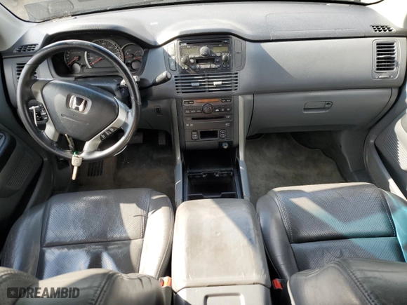 2004 Honda Pilot EX with VIN 2HKYF18614H575099, listed as a Copart auction lot 47762205 with 184,607 mi miles and Salvage Title. Bid and sale history available at carsss.com. Image 8.
