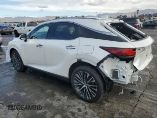 2023 Lexus RX with VIN JTJCHMAA2P2003045, listed as a Copart auction lot 42459165 with 27,236 mi miles and Salvage Title. Bid and sale history available at carsss.com. Image 2.