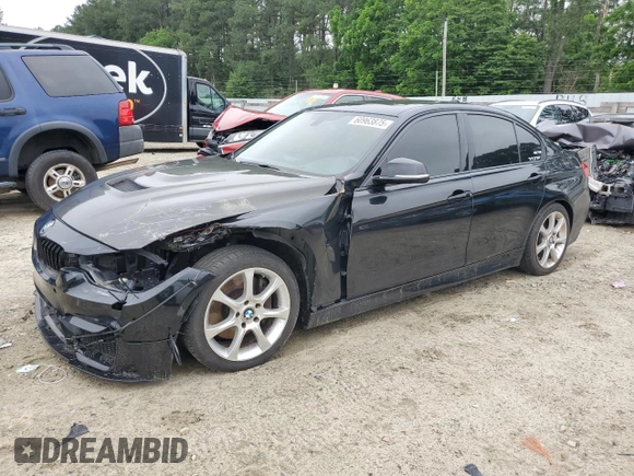 2015 BMW 3 Series 335i xDrive with VIN WBA3B9G56FNR92960, listed as a Copart auction lot 60963875 with 135,624 mi miles and Salvage title. Bid and sale history available at DreamBid. Image 1.