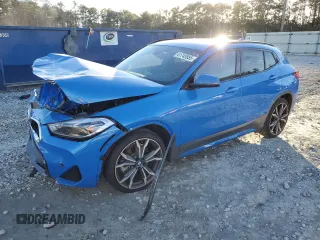 2021 BMW X2 sDrive28i with VIN WBXYH9C09M5S16436, listed as a Copart auction lot 41742855 with 40,547 mi miles and Salvage Title. Bid and sale history available at carsss.com. Image 1.