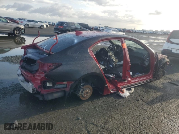 2019 Acura TLX w/A-Spec Pkg with VIN 19UUB1F67KA004607, listed as a Copart auction lot 48307675 with 0 mi miles and Salvage Title. Bid and sale history available at carsss.com. Image 3.