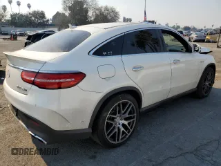 2016 Mercedes-Benz GLE 63 S AMG with VIN 4JGED7FBXGA047144, listed as a Copart auction lot 87331464 with 133,611 mi miles and Salvage title. Bid and sale history available at DreamBid. Image 3.
