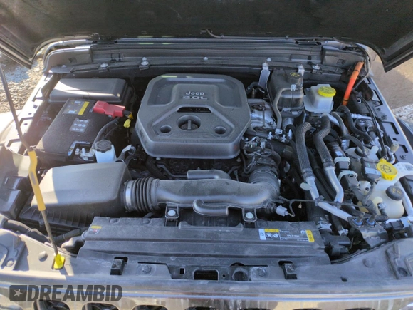 2022 Jeep Wrangler Unlimited Rubicon with VIN 1C4JJXR62NW169992, listed as a Copart auction lot 42417805 with 43,852 mi miles and Salvage title. Bid and sale history available at DreamBid. Image 11.