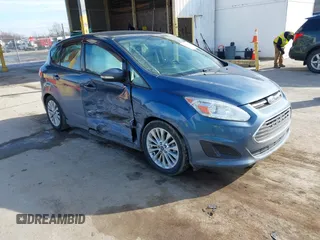 2018 Ford C-Max SE with VIN 1FADP5AU1JL104465, listed as a IAAI auction lot 41654148 with 95,700 mi miles. Bid and sale history available at carsss.com. Image 1.
