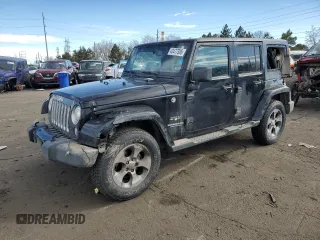 2017 Jeep Wrangler Unlimited Sahara z VIN 1C4BJWEG5HL726736, wystawiony jako Copart lot #43477385 z przebiegiem 88 942 mil mil oraz Szkoda całkowita • Salvage title. Historia ofert i sprzedaży dostępna na DreamBid. Obrazek 1.