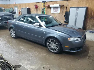 2007 Audi S4 with VIN WUARL48H27K901209, listed as a Copart auction lot 70796354 with 65,403 mi miles and Clean Title. Bid and sale history available at carsss.com. Image 4.