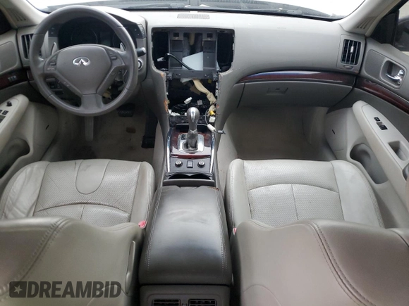 2010 Infiniti G37 x with VIN JN1CV6AR7AM252839, listed as a Copart auction lot 82555754 with 123,426 mi miles and Salvage Title. Bid and sale history available at DreamBid. Image 8.